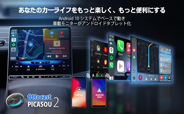 スマートガジェット・AI BOX – クルマのCarPlay/Android Auto対応 